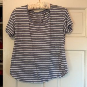 Three dot striped shirt